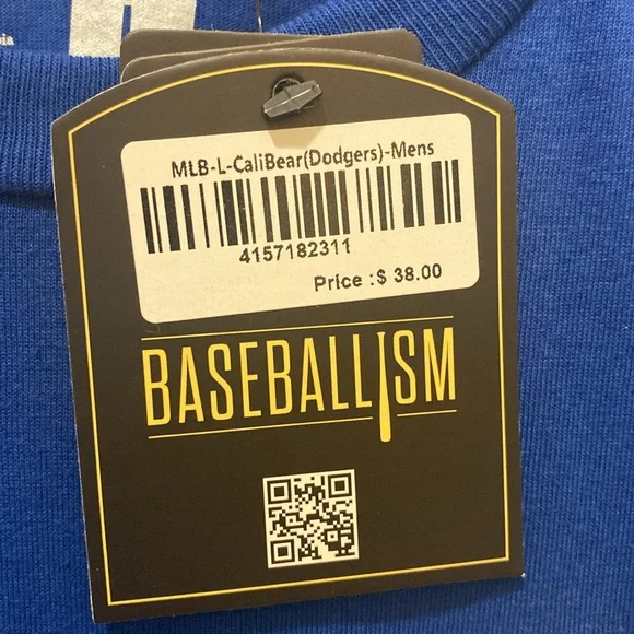 MLB Cali Bear Dodgers shirt. - Picture 3 of 6
